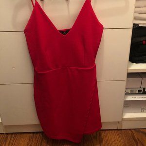 Red Envelope Skirt Romper